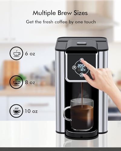 3-in-1 Single Serve Coffee Maker with 50 oz Reservoir X936046