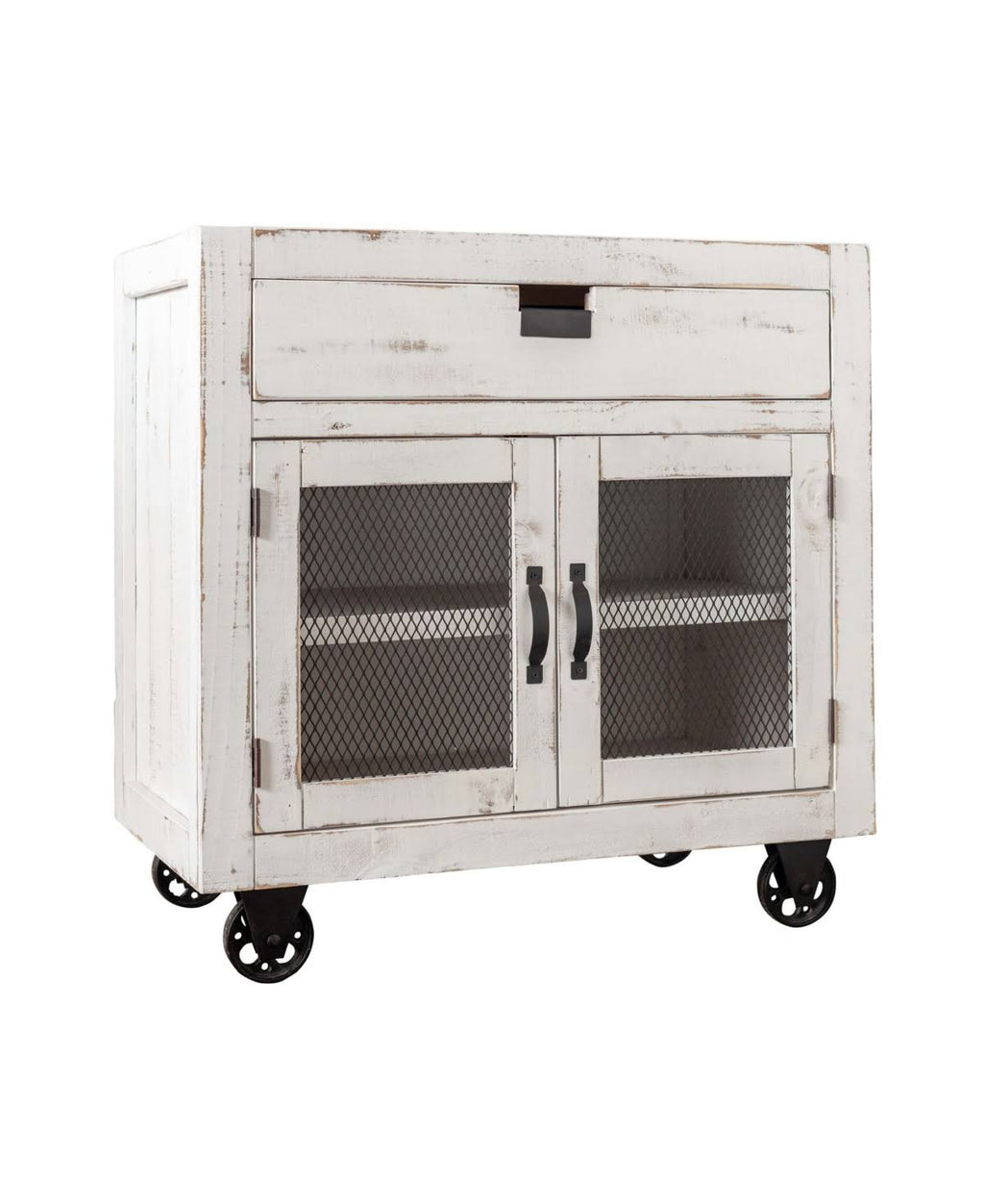Red 2-Door Accent Chest Z613