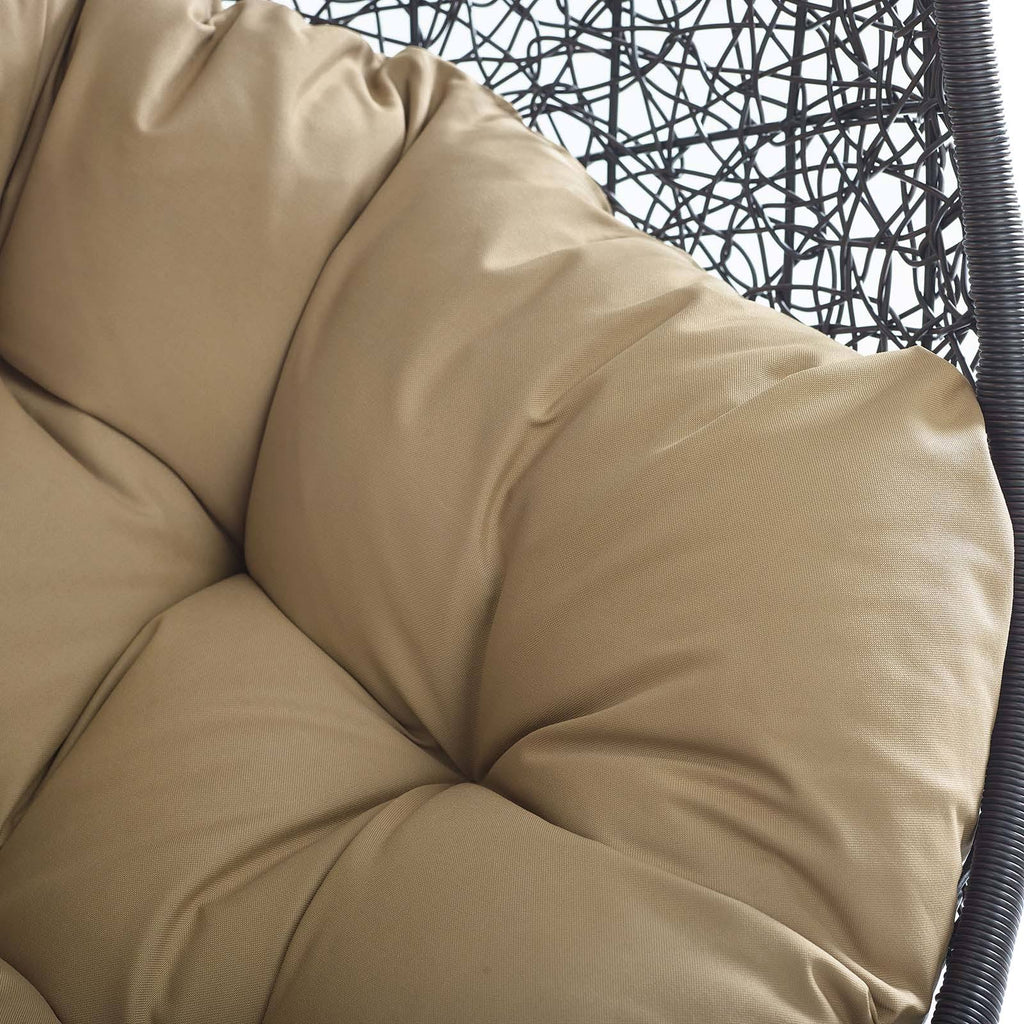 Black Outdoor Patio Lounge Chair W2865