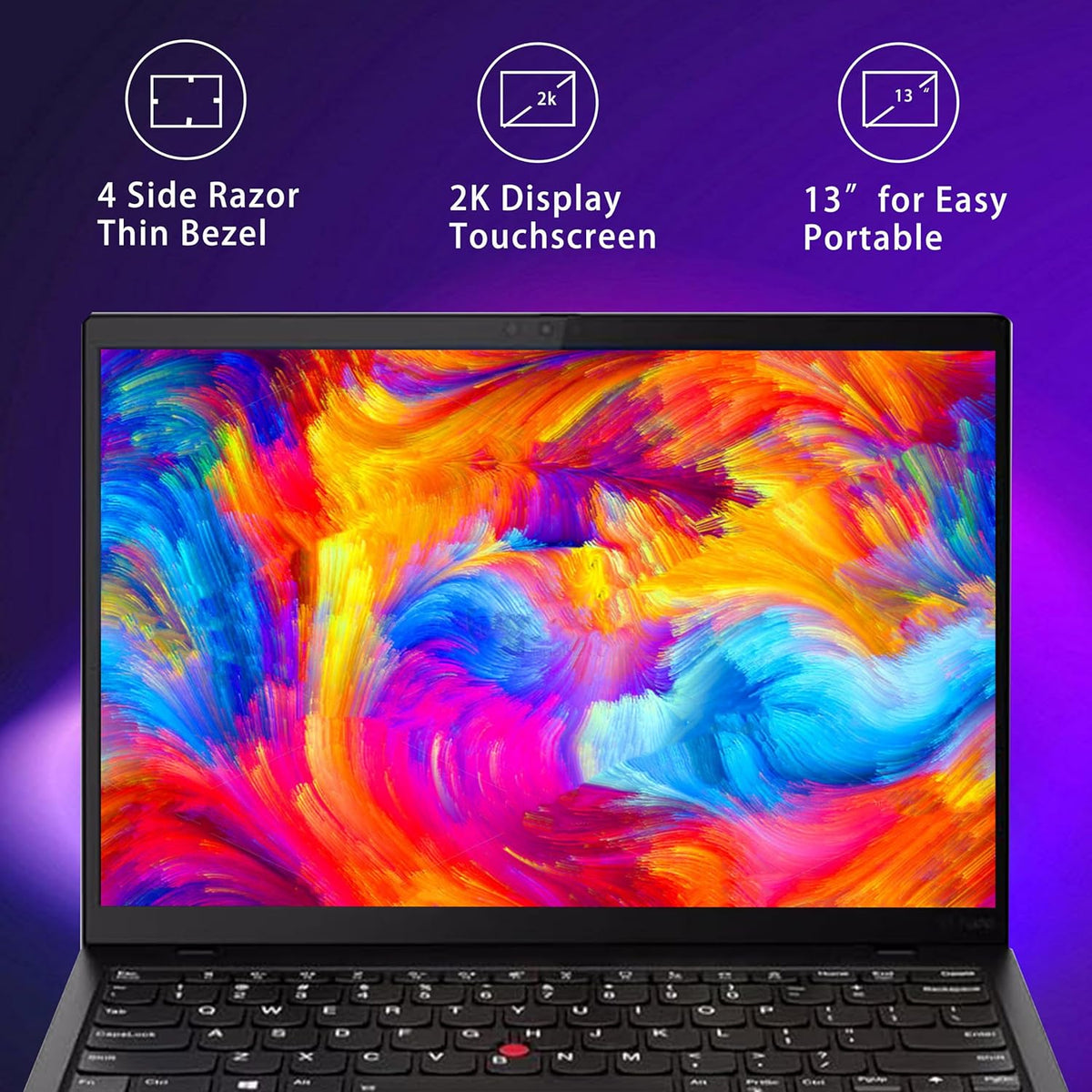 13” 2K Touchscreen Laptop with Intel Core i7 16GB RAM 512GB SSD D607