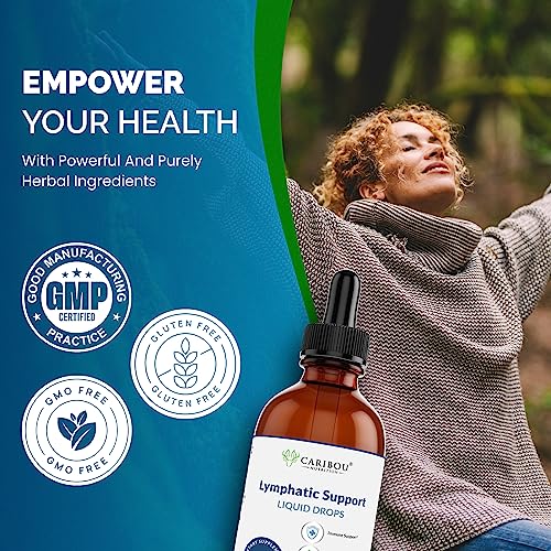 Lymphatic Drainage Drops with Elderberry and Echinacea, 60 Servings - 4oz F1381