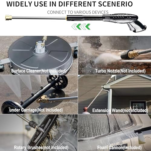 4500 PSI 3.2 GPM Electric Pressure Washer with 4 Quick Connect Nozzles B89094