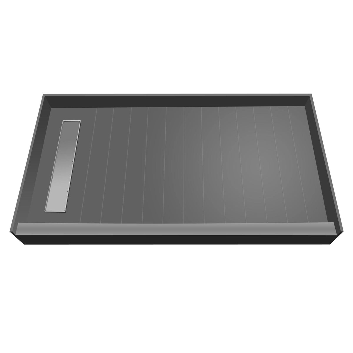 Single Threshold Shower Base with Drain O50233