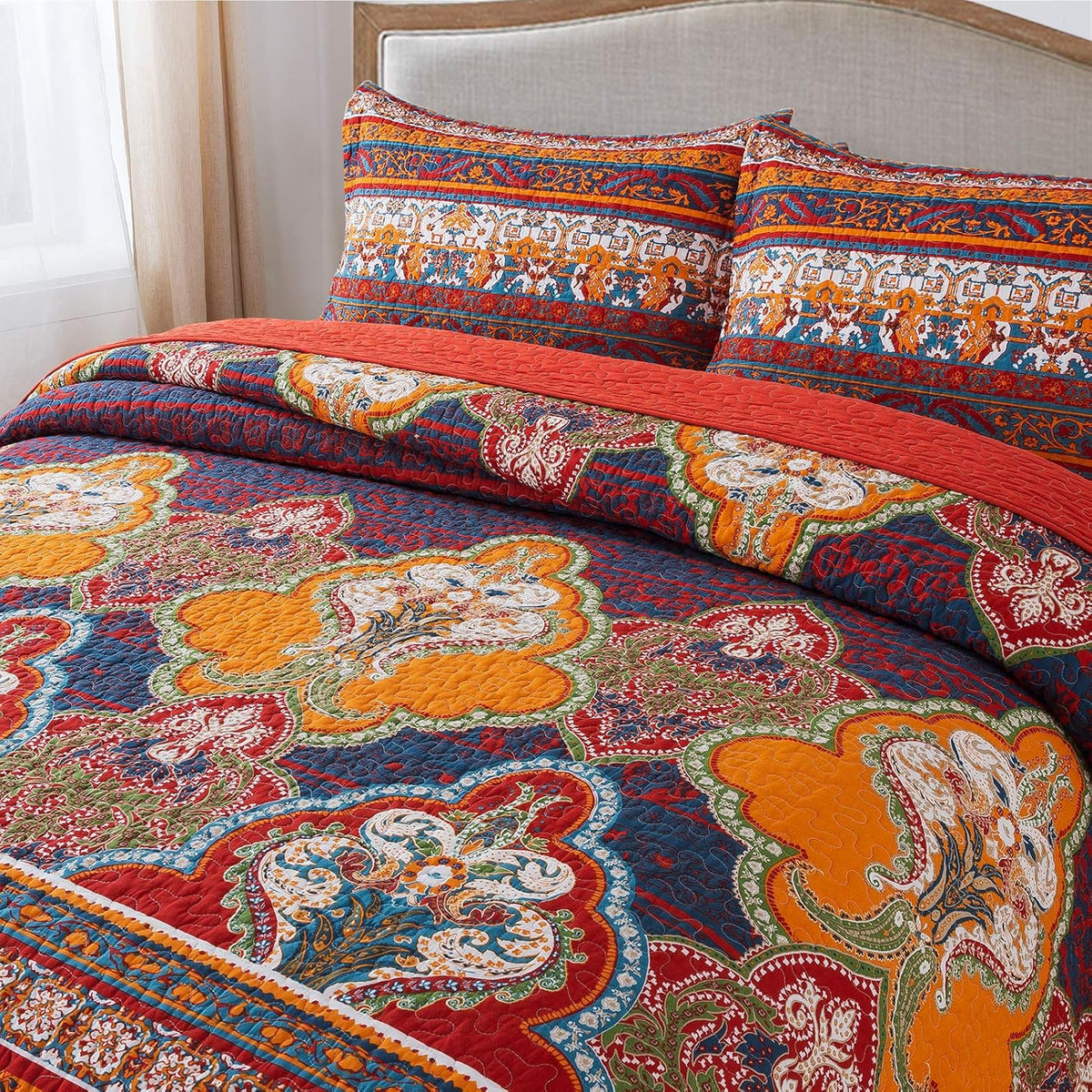 Cotton Bedspread Quilt Set E13010