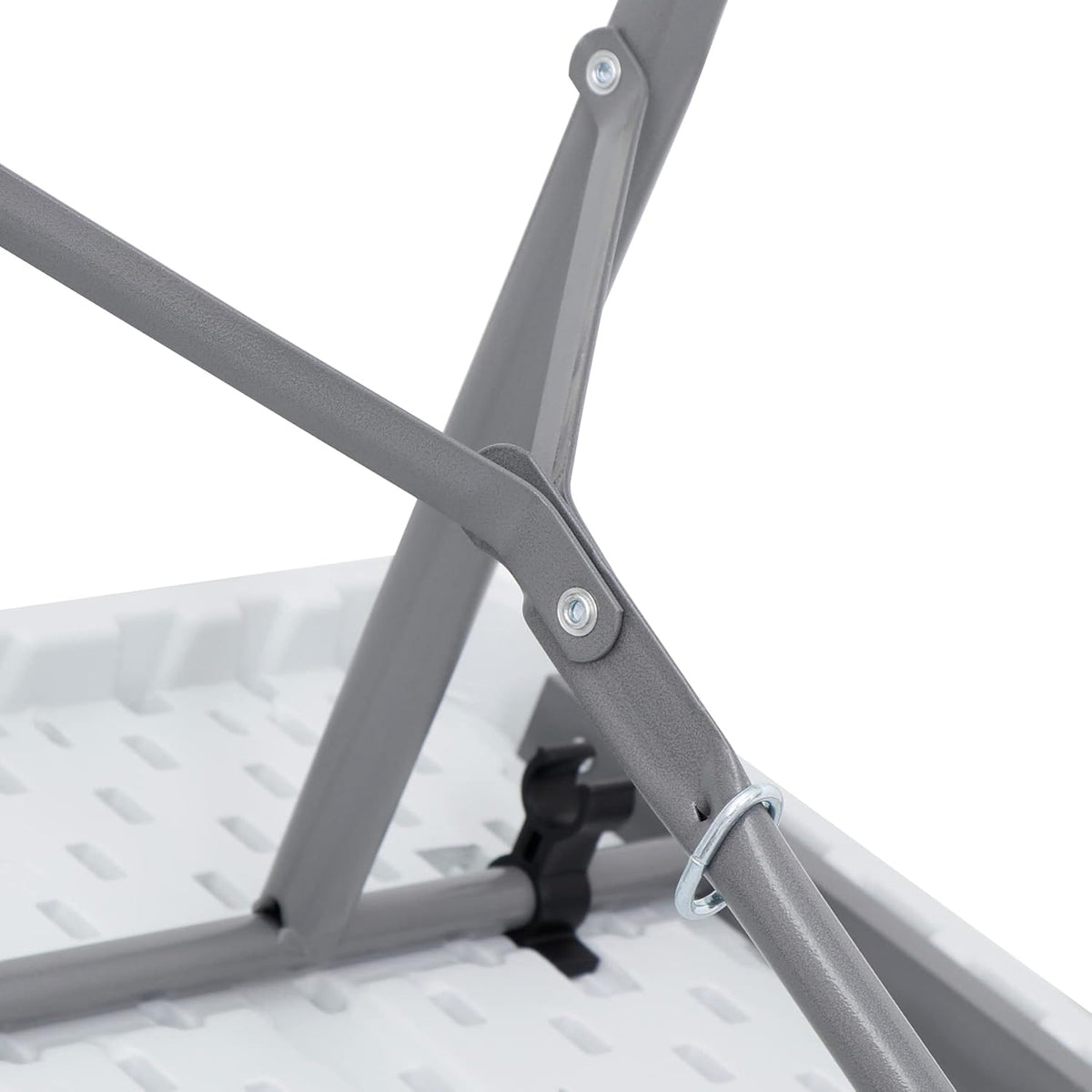 White 8ft Portable Folding Plastic Table Y628