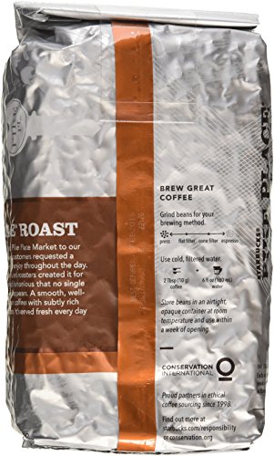 Medium Roast Whole Bean Coffee 1 bag (18 oz) Pack of 2 N291
