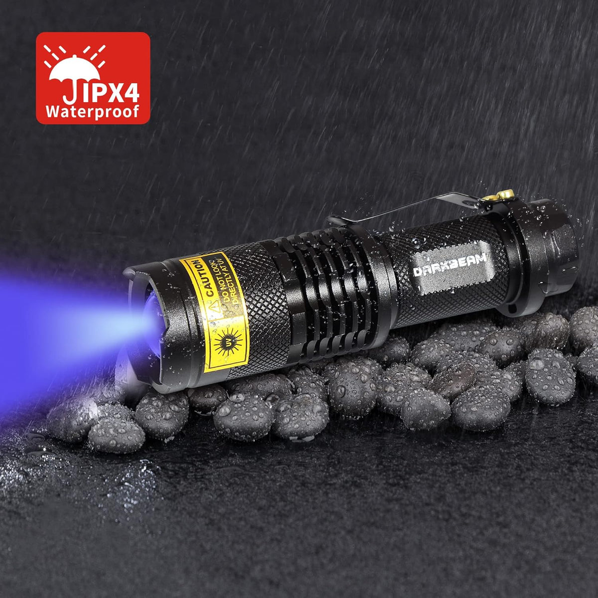 UV 365nm Blacklight LED Flashlight 2 Packs J577504