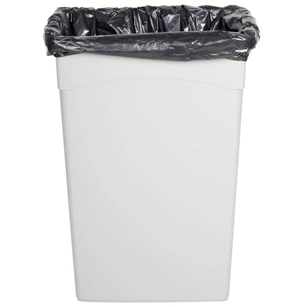 Heavy Duty Can Liner, 60 Gallon, 1.25 ml, Black, Pack of 100 L36928