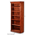 Navy Blue 7 Shelves Bookcase F24103