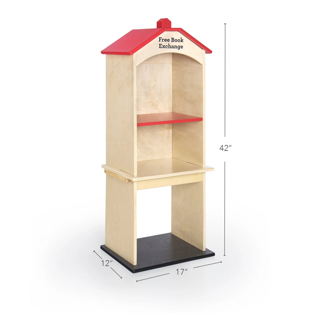 3-Shelf Wooden Bookcase I978731