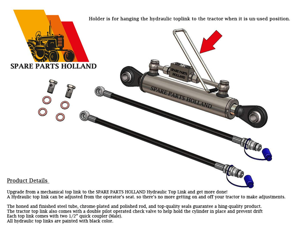Hydraulic Top Link Cat. 1-1 with Locking Block X875198