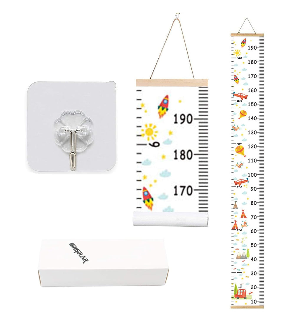 Kids Removable Height Chart Ruler, 7.9 x 79in, Pack of 2 J14289