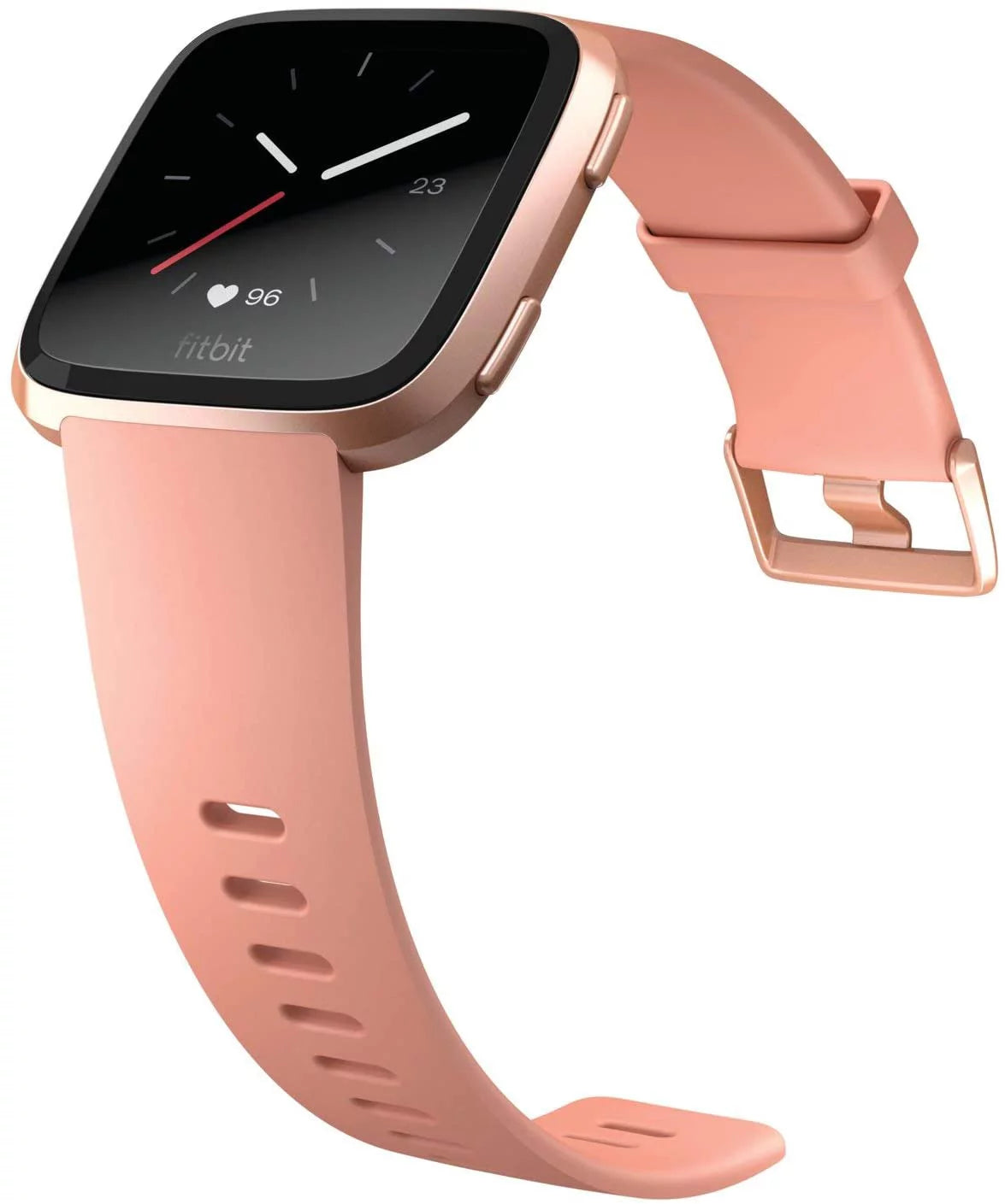 Used Peach Rose Gold Aluminium Smart Watch L9678
