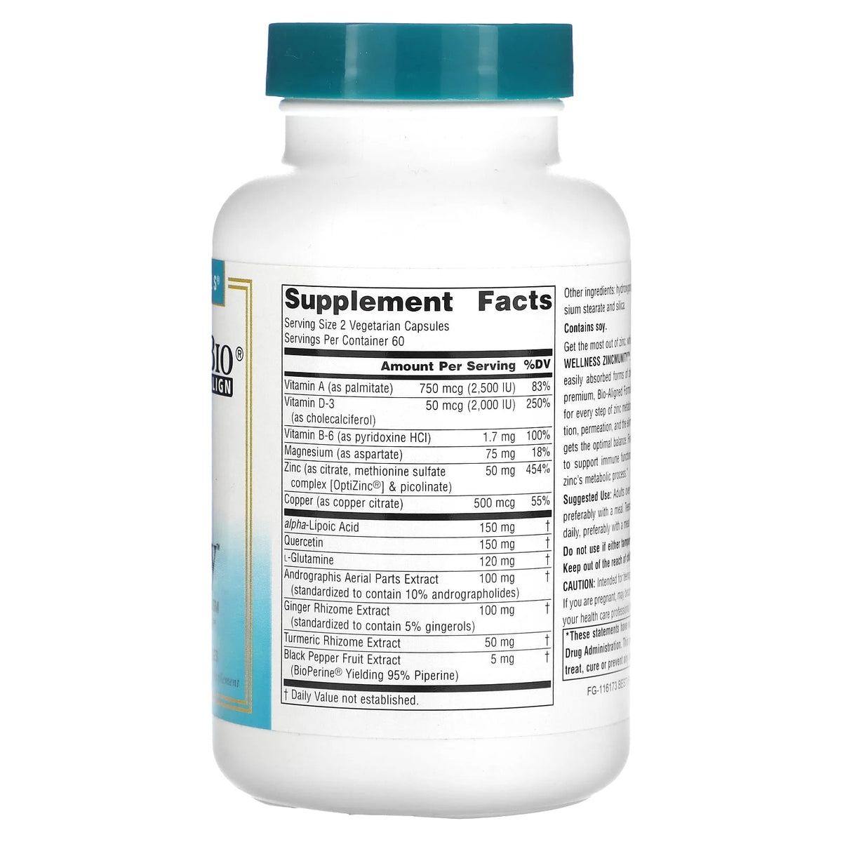 Zinc 50 mg 120 Vegetarian Capsules Z194779