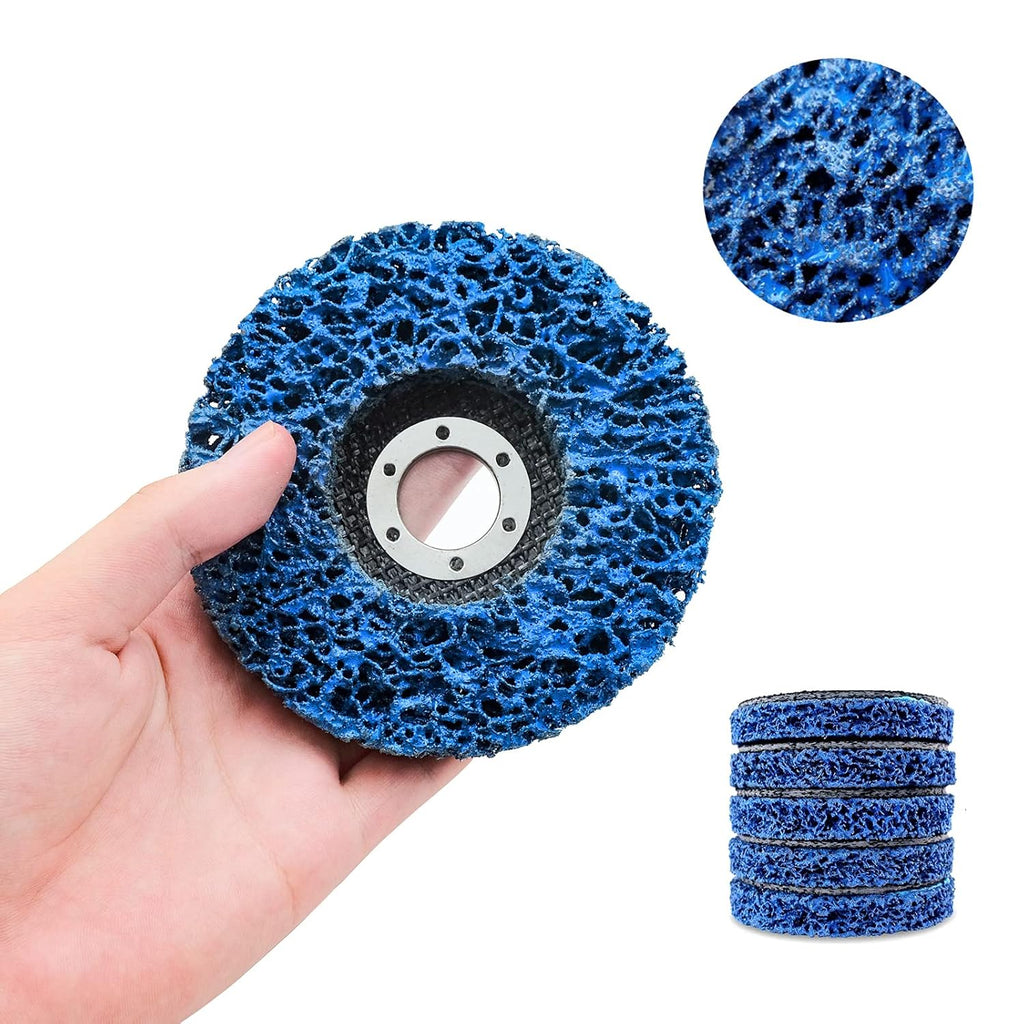 12 Pack Blue Stripping Wheel 4-1/2 x 7/8 inch J36562