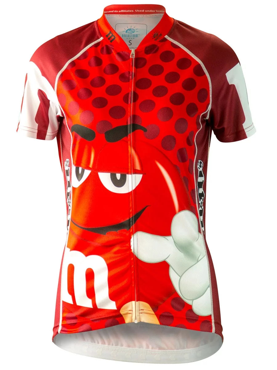 Women's Red Cycling Jersey G693