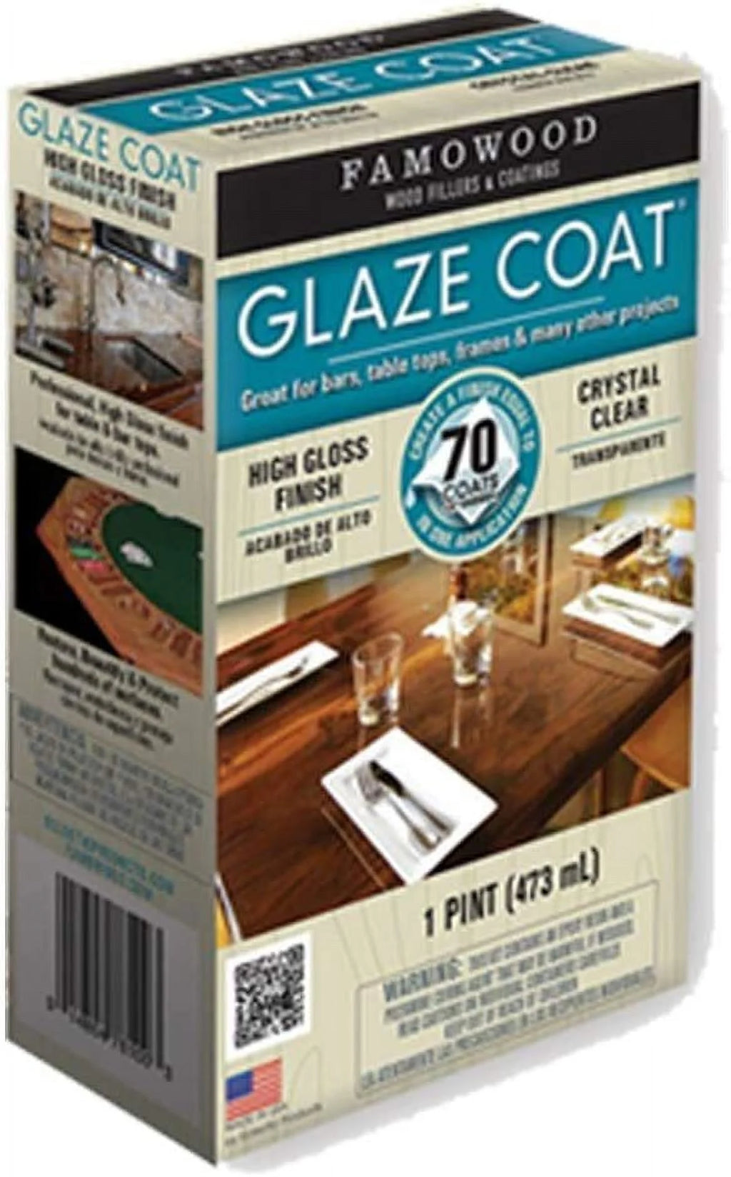 8 oz Gel Stain & Glaze Paint Bundle with Glaze Coat Kit X31987