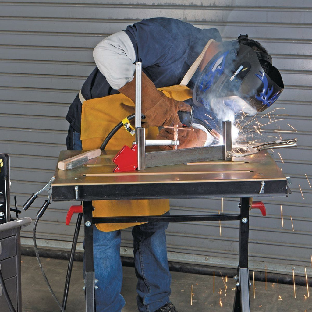 Adjustable Steel Welding Table Y4390