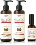 Shampoo, Conditioner & Hair Oil Set with Collagen, Keratin & Vitamins S652