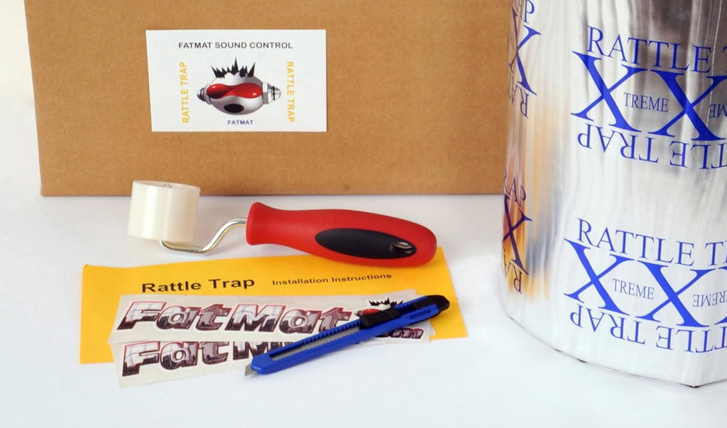 Self-Adhesive Sound Deadener Bulk Pack with Install Kit - 75 Sq Ft x 80 mil Thick Z549