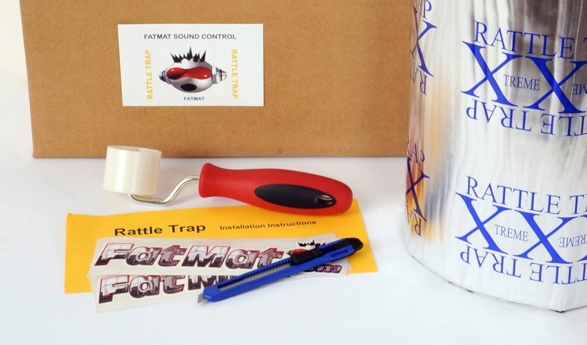 Self-Adhesive Sound Deadener Bulk Pack with Install Kit - 75 Sq Ft x 80 mil Thick Z549