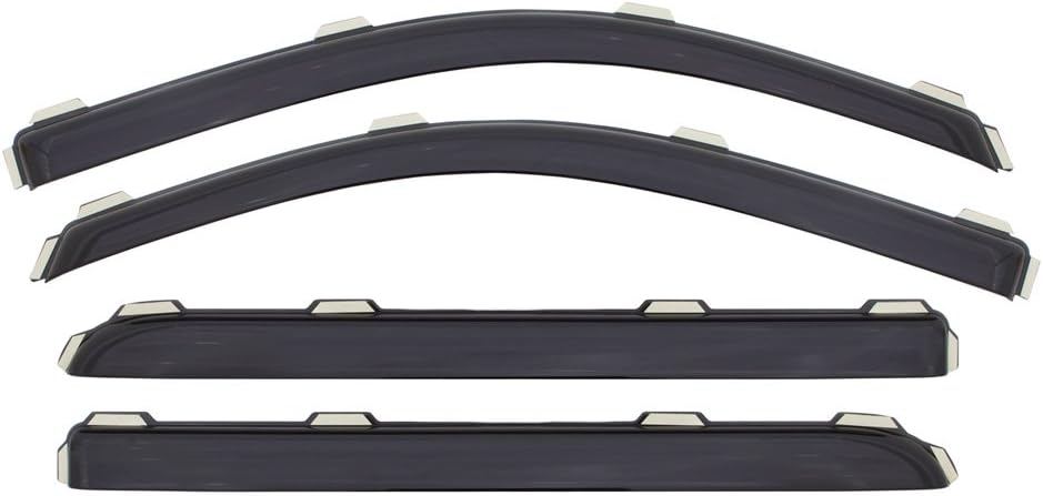 4-Piece In-Channel Side Window Deflector E2753
