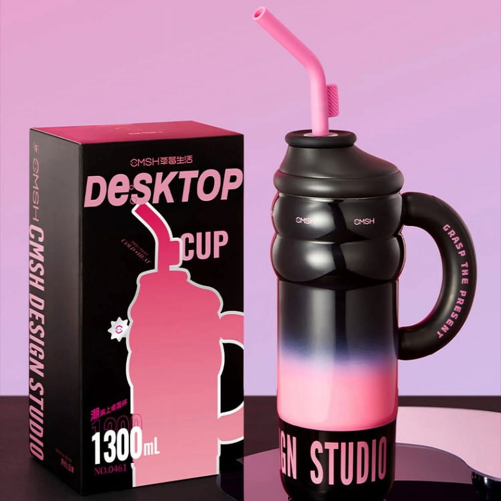 40 oz Stainless Steel Tumbler with Handle U849383