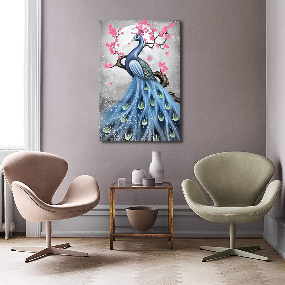Pink Cherry Blossom Canvas Wall Art 24x36 F38205