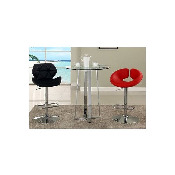 Black Swivel Height Stool E832003