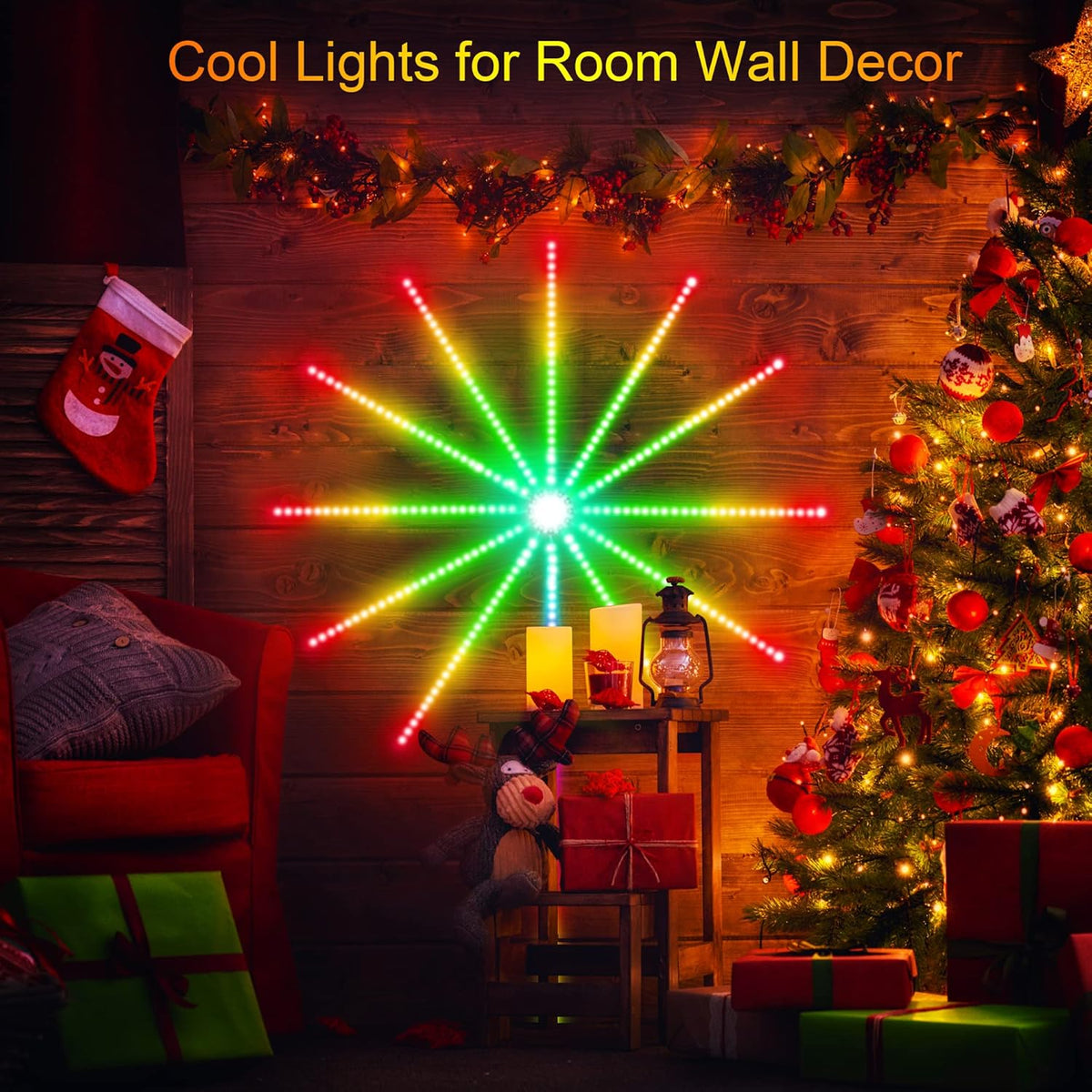 RGB Color Changing LED Strip Lights, Pack of 2 N77453
