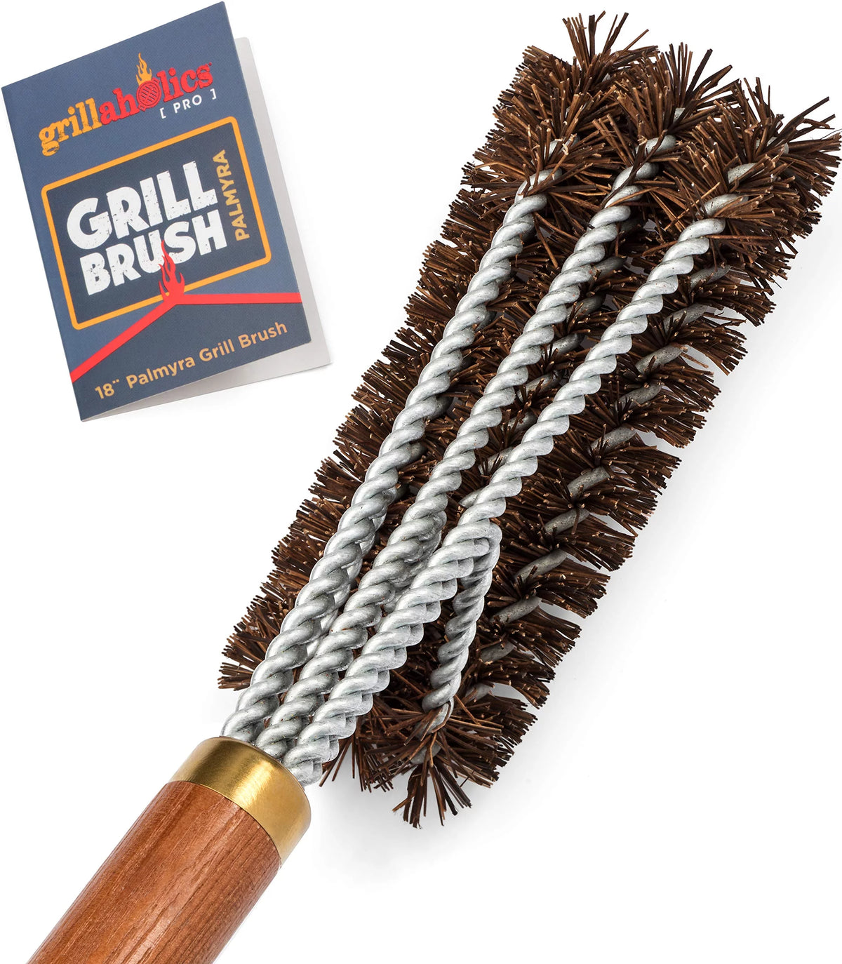 Palmyra Grill Brush with Wooden Handle B9177