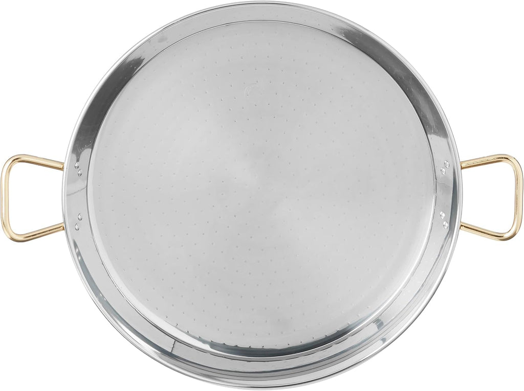 16-Inch Stainless Steel Paella Pan, 40cm Pack of 2 C989