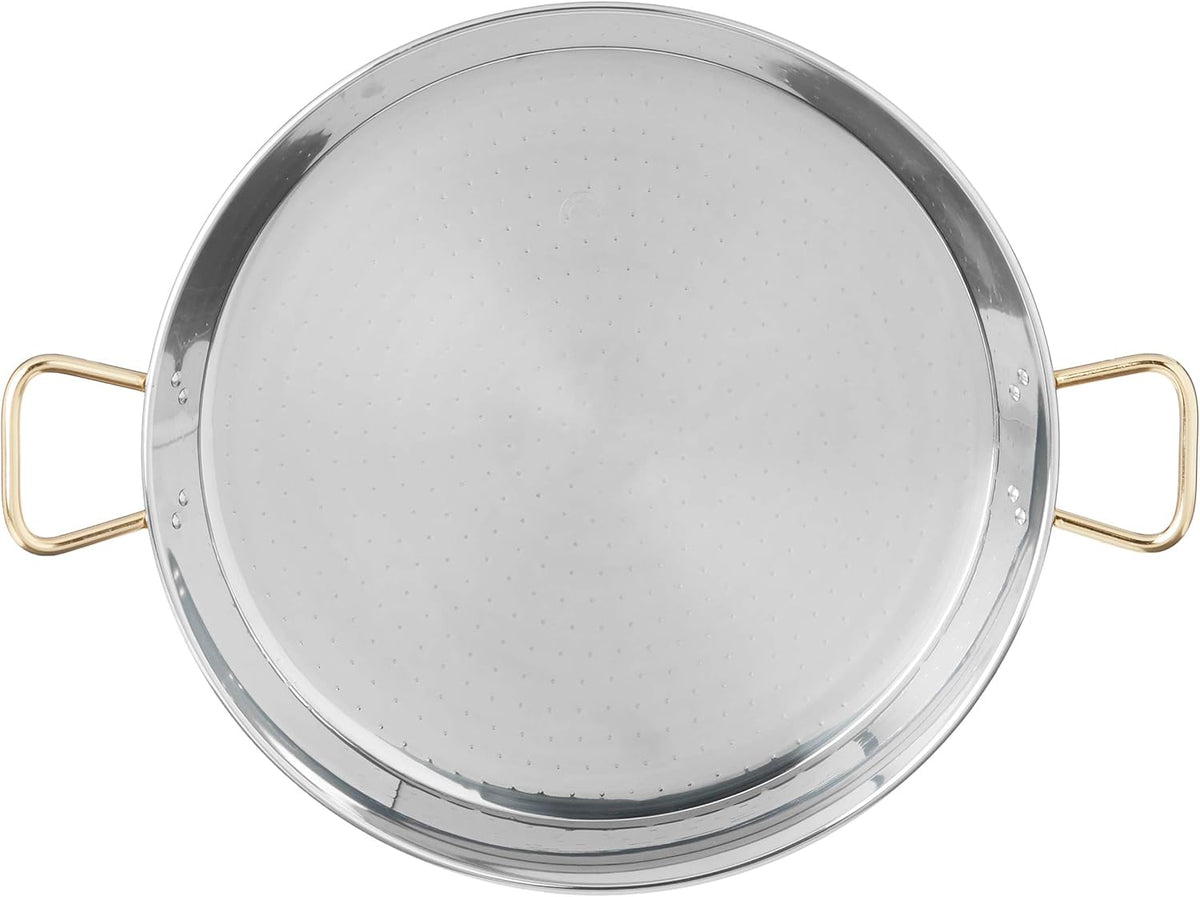 16-Inch Stainless Steel Paella Pan, 40cm Pack of 2 C989