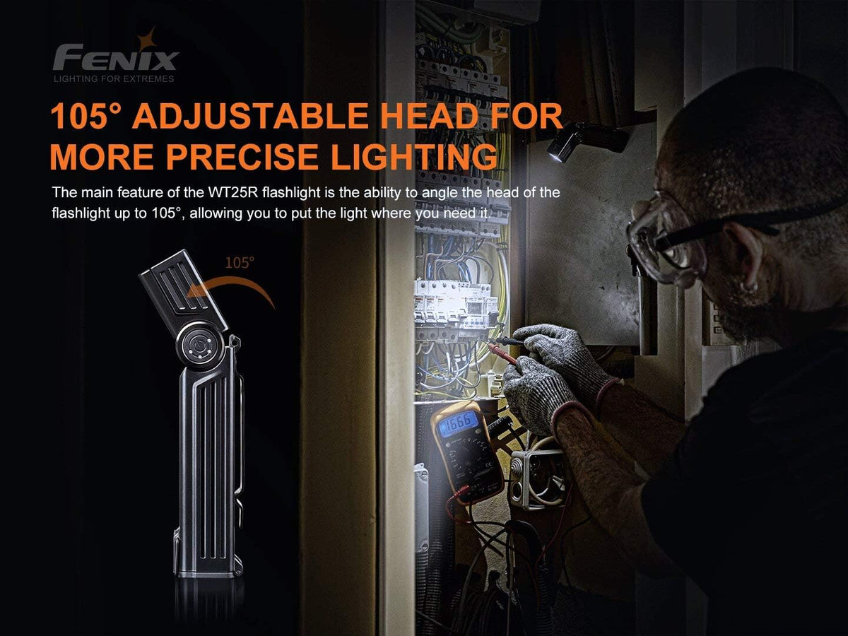 Rechargeable Handheld Worklight Flashlight with Battery, Pack of 2 Y692328