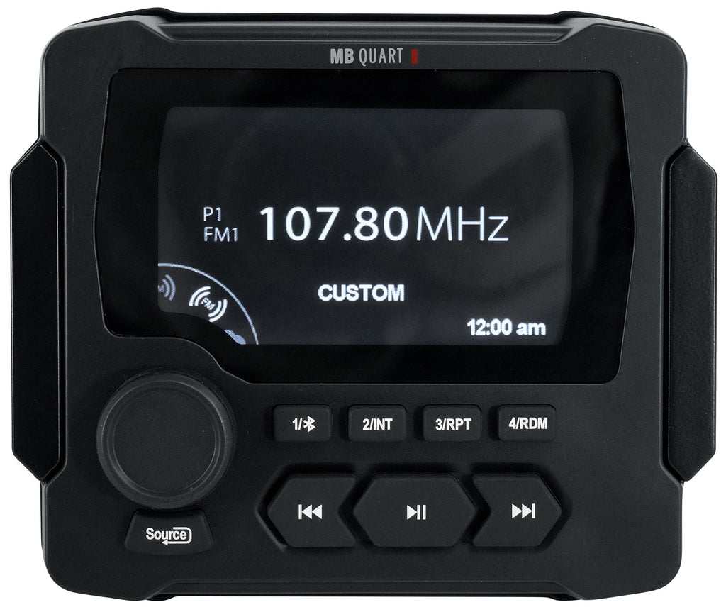 Marine Receiver with Bluetooth and 4 8" White LED Speakers B28816