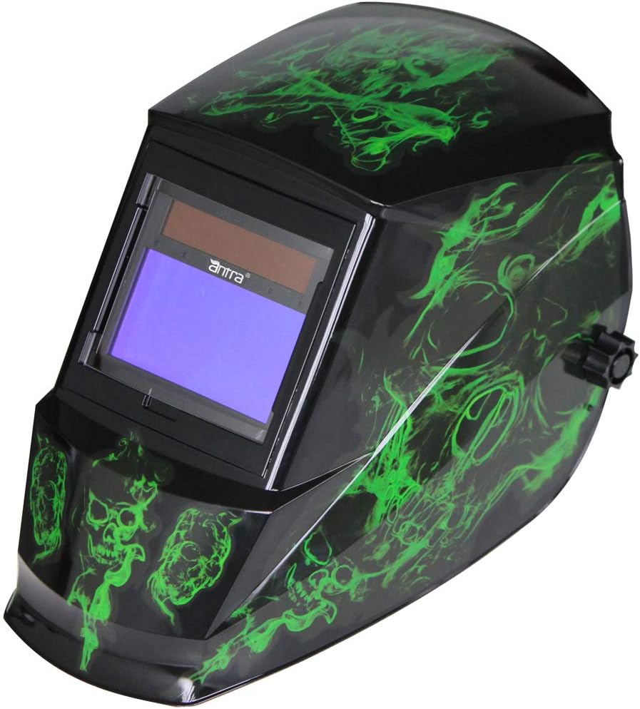 Auto Darkening Welding Helmet, Wide Shade Range 4/5-13, 6+1 Extra Lens Covers Pack of 2 I971229