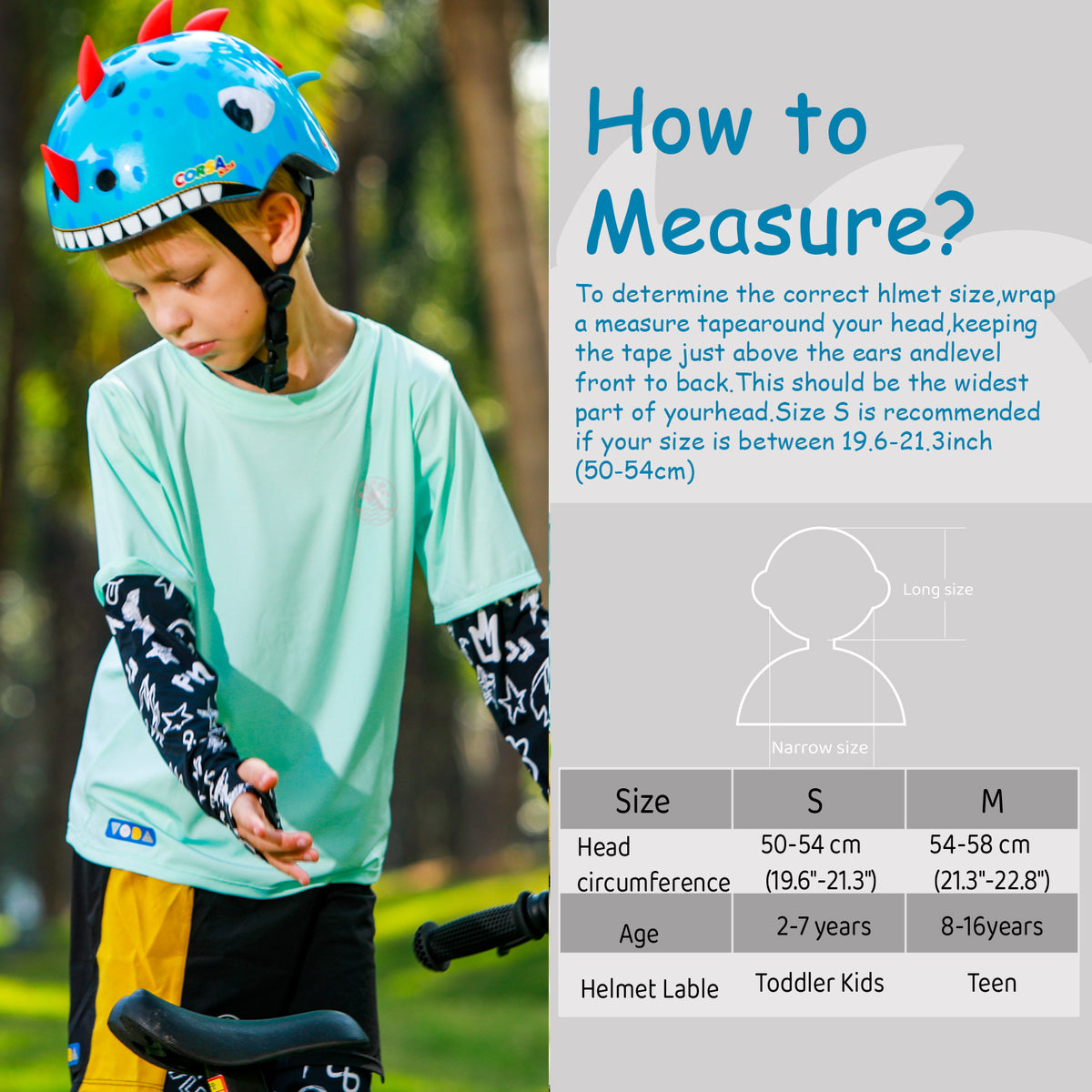 Blue Small Adjustable Kids Bike Helmet T14683