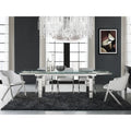 Modern Stainless Steel Extendable Dining Table K360096