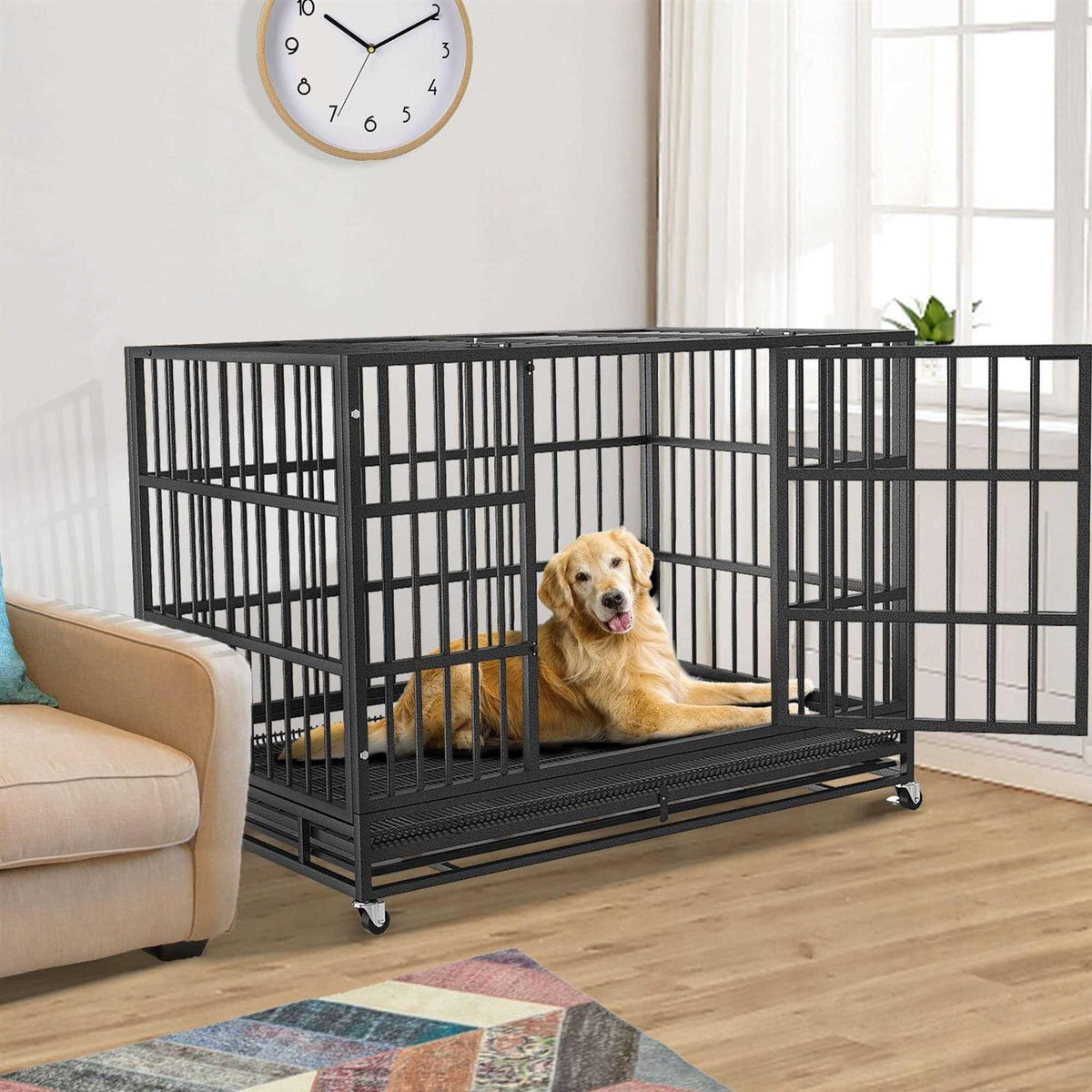 48/38 inch Heavy Duty Dog Crate X54685