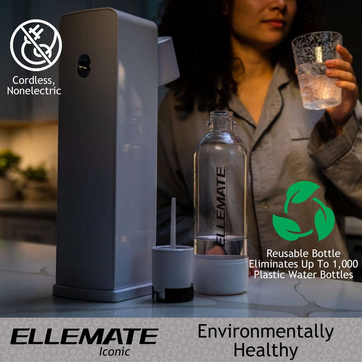 Carbonated Drink Maker with 2 CO2 Cartridges L130292