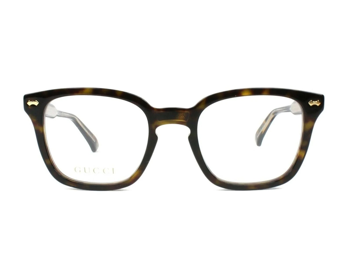 Havana Rectangular Square 50 mm Eyeglasses B1484