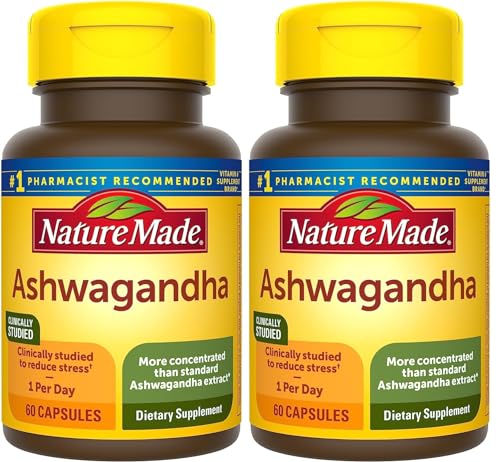 Ashwagandha Capsules 125mg 60 Capsules Pack of 2 Y947