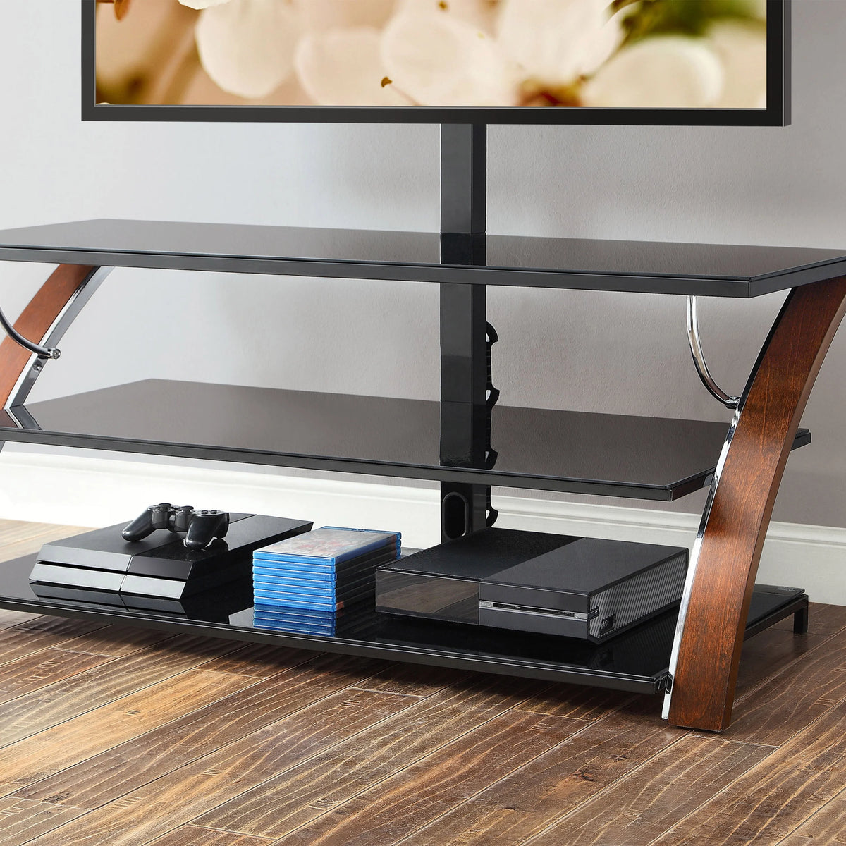 Brown Cherry TV Stand G421