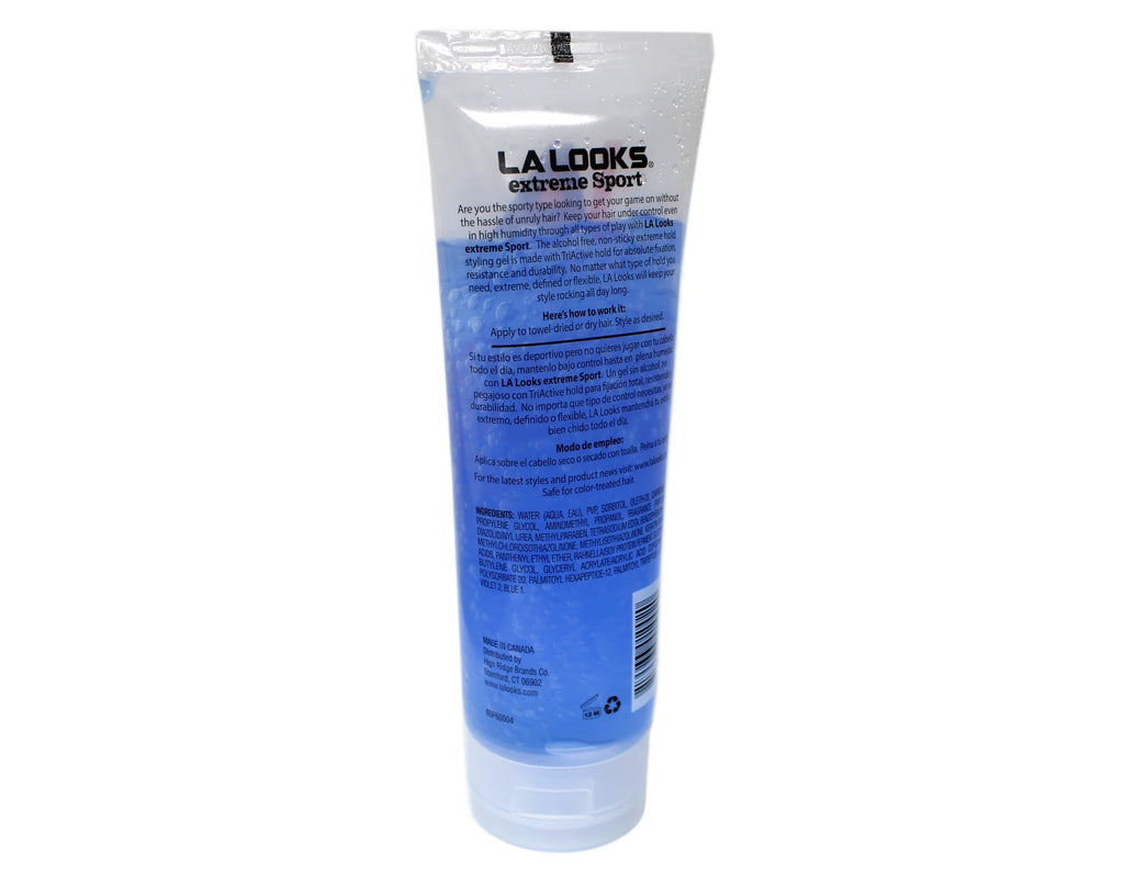 Alcohol Free Hair Gel Hold Level 10 8 oz Pack of 6 E550