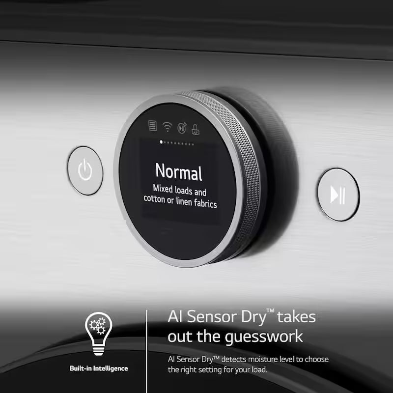 7.4 cu. ft. Vented Stackable Electric Dryer in Graphite Steel F900