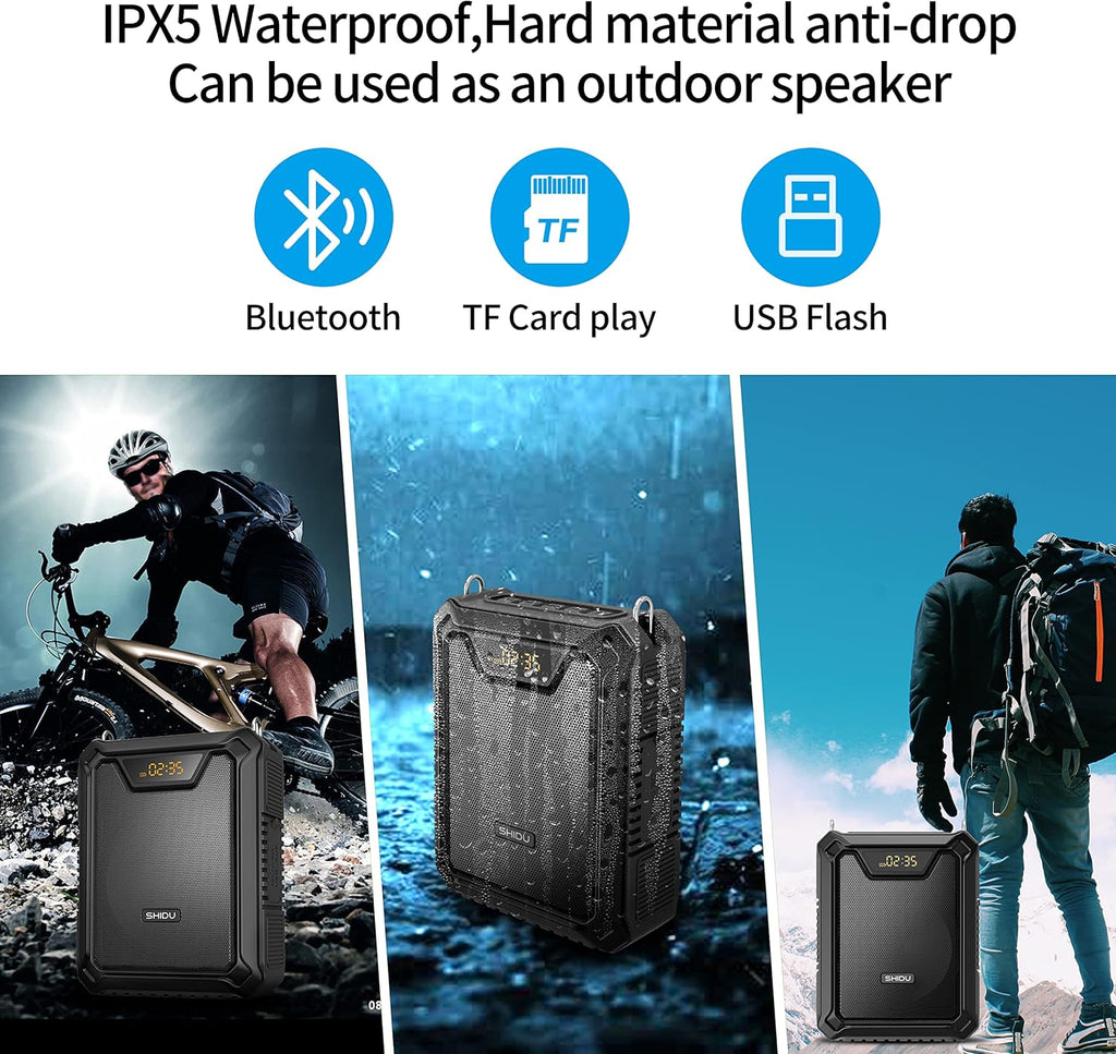 Portable Bluetooth Voice Amplifier 18W with 2500mAh Rechargeable Battery R291