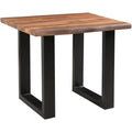Wood and Metal End Table T744