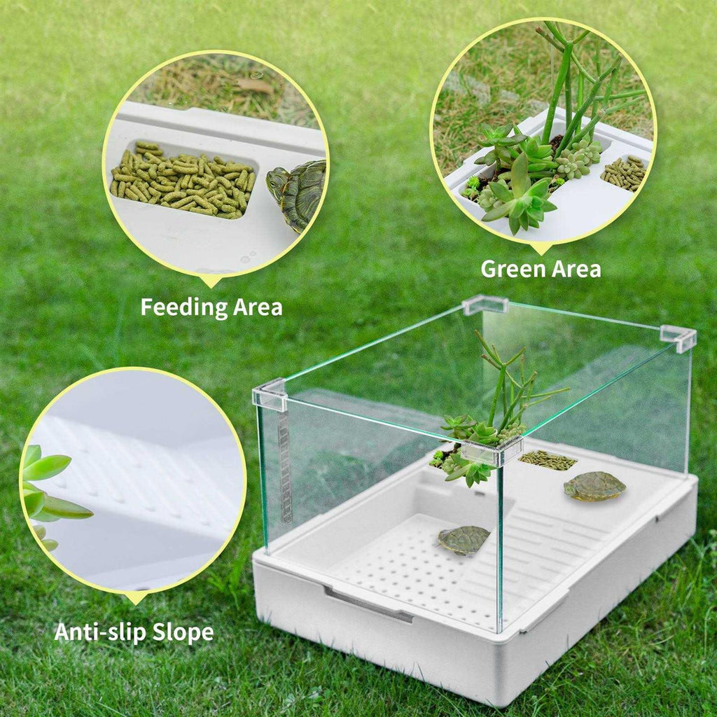 Turtle Tank with Adjustable Water Pump Filter T761