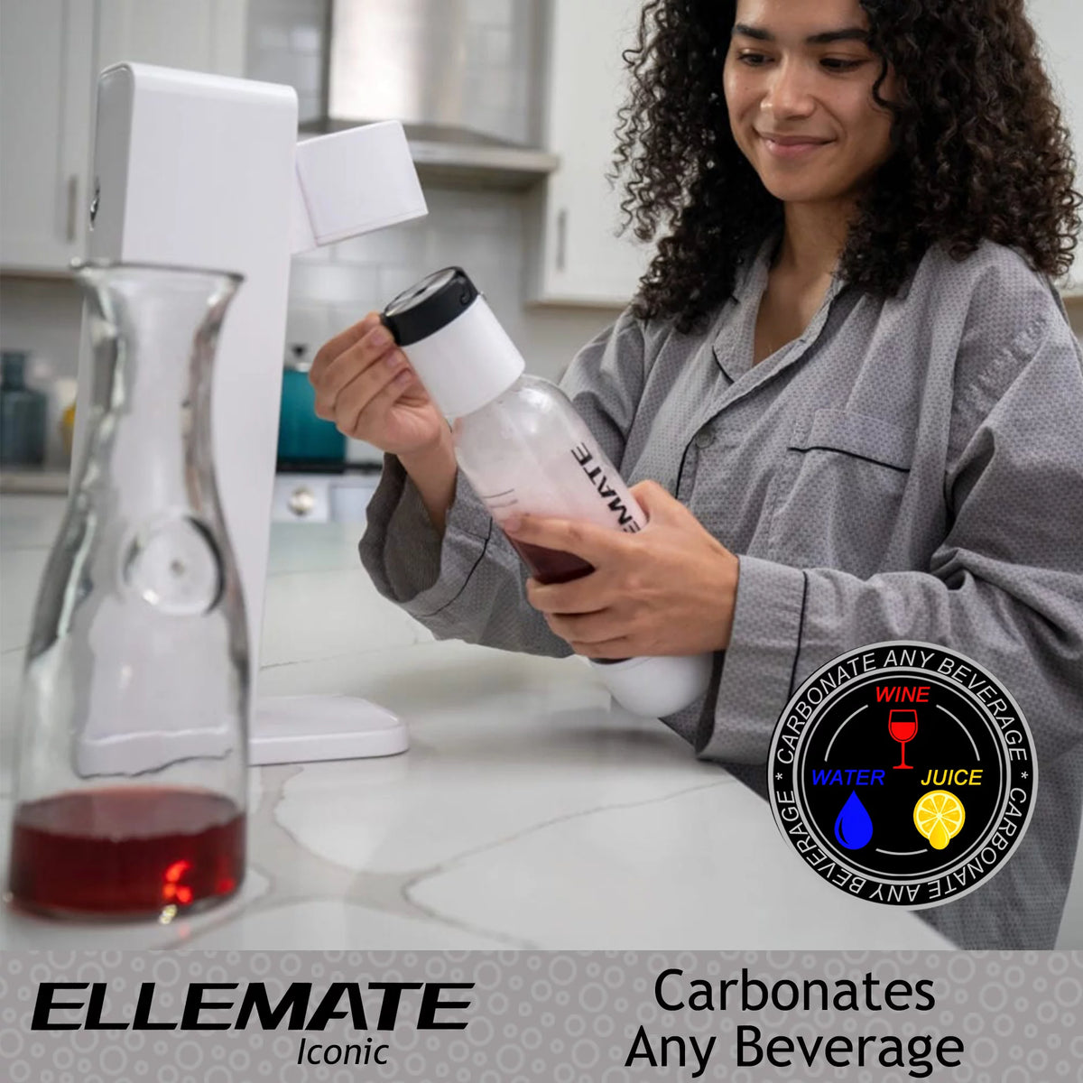 Carbonated Drink Maker with 2 CO2 Cartridges L130292