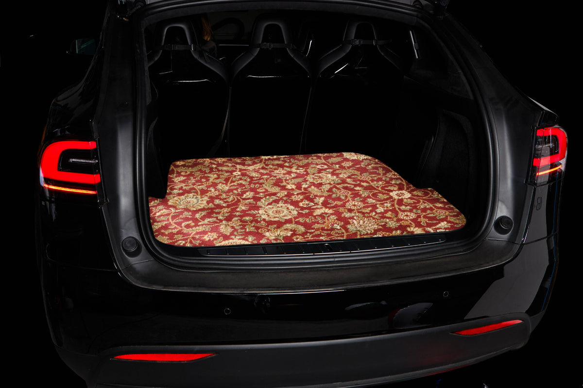 Red Oriental Car Mats Z216